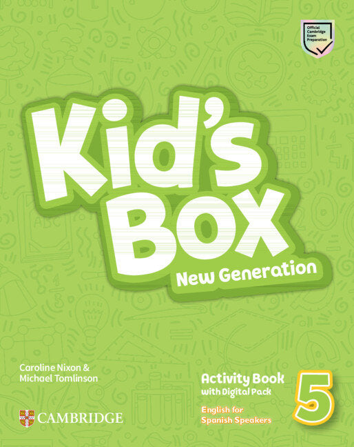 Kid's Box New Generation English for Spanish Speakers Level 5 Activity Book with Home Booklet and Digital Pack | Varios autores | 9788413225210 (Cambridge)