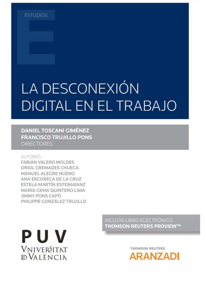 DESCONEXION DIGITAL EN EL TRABAJOLA - 9788413459677 Imagen principal del producto