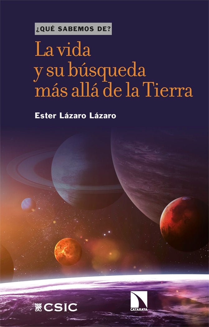 VIDA Y SU BUSQUEDA MAS ALLA DE LA TIERRALA - 9788413526829 Imagen principal del producto