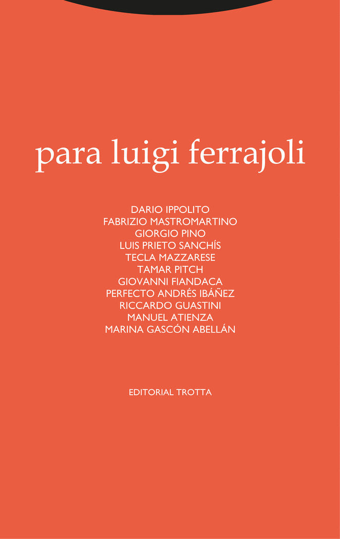 PARA LUIGI FERRAJOLI - 9788413640259 Imagen principal del producto