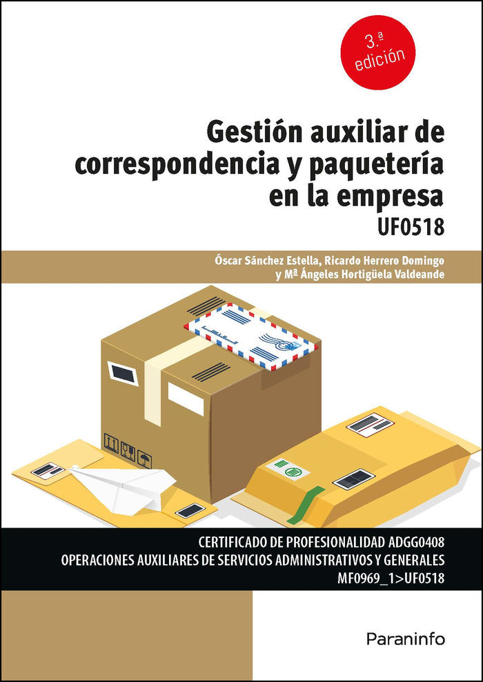 GESTION AUXILIAR DE CORRESPONDENCIA Y PAQUETERIA - 9788413661681 Imagen principal del producto