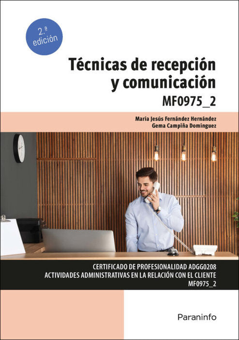 TECNICAS DE RECEPCION Y COMUNICACION 23 - 9788413679266 Imagen principal del producto