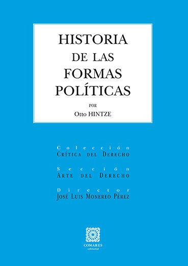 HISTORIA DE LAS FORMAS POLITICAS - 9788413692081