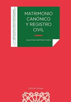MATRIMONIO CANONICO Y REGISTRO CIVIL - 9788413694450 Imagen principal del producto