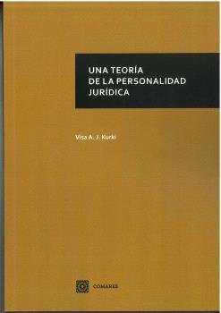 UNA TEORIA DE LA PERSONALIDAD JURIDICA - 9788413695136 Imagen principal del producto