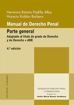 MANUAL DE DERECHO PENAL PARTE GENERAL 4 - 9788413696256 Imagen principal del producto