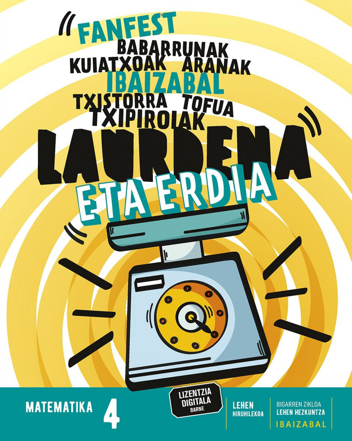Matematika 4ºep P.vasco 23 Fan | IBAIZABAL | 9788413703732