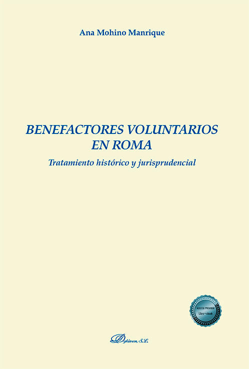 BENEFACTORES VOLUNTARIOS EN ROMA - 9788413772509 Imagen principal del producto