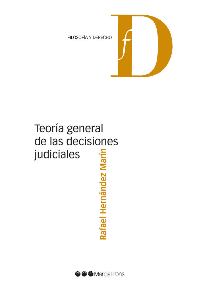 TEORIA GENERAL DE LAS DECISIONES JUDICIALES - 9788413812281 Imagen principal del producto