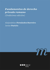 FUNDAMENTOS DE DERECHO PRIVADO ROMANO 2021 - 9788413812663