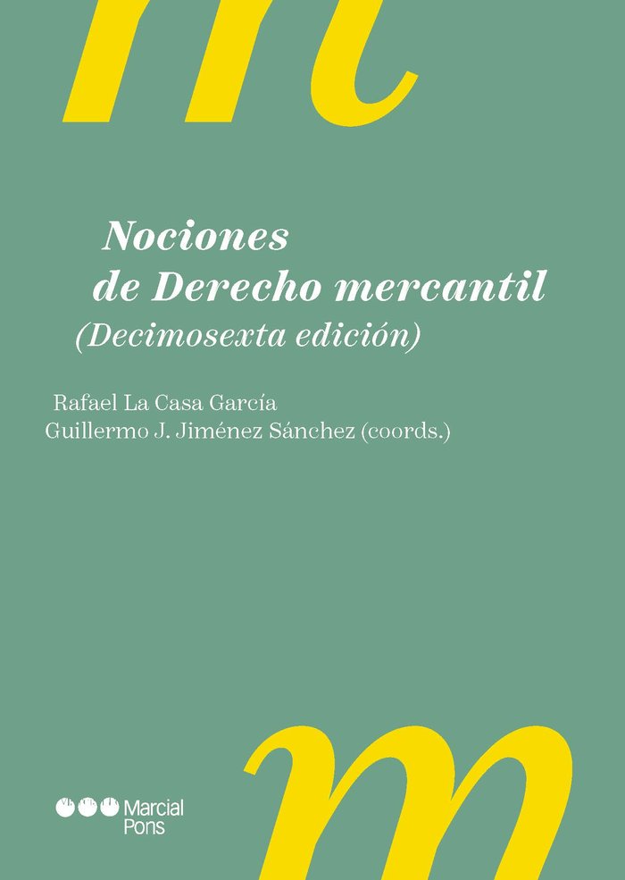 NOCIONES DE DERECHO MERCANTIL 16º ED - 9788413818368 Imagen principal del producto