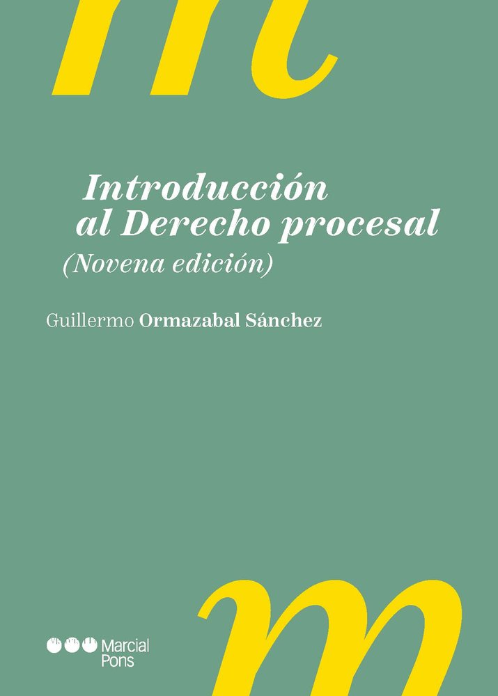 INTRODUCCION AL DERECHO PROCESAL 9ª ED - 9788413819150