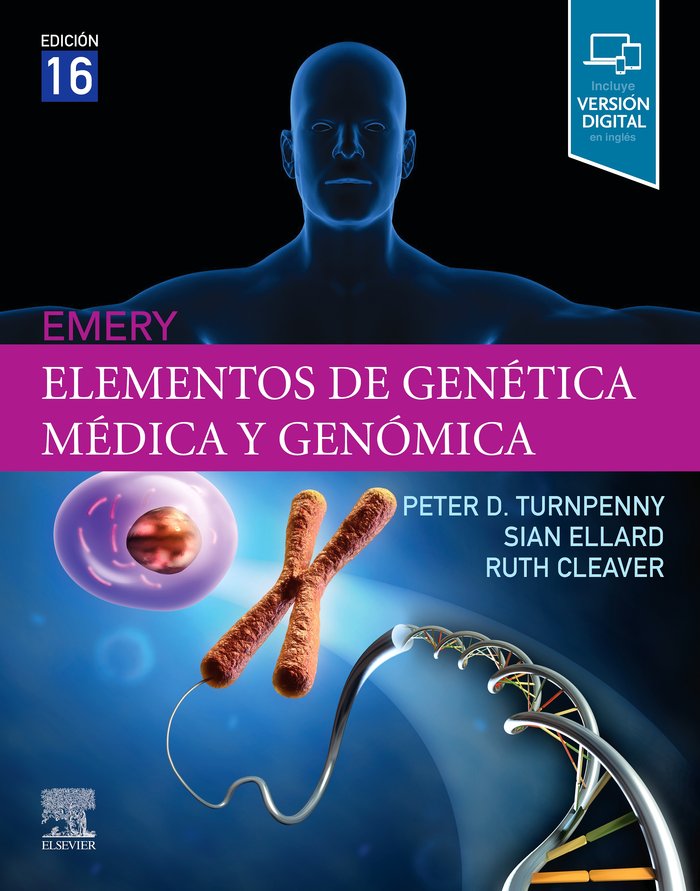EMERY ELEMENTOS DE GENETICA MEDICA Y GENOMICA 16ª ED - 9788413821689 Imagen principal del producto