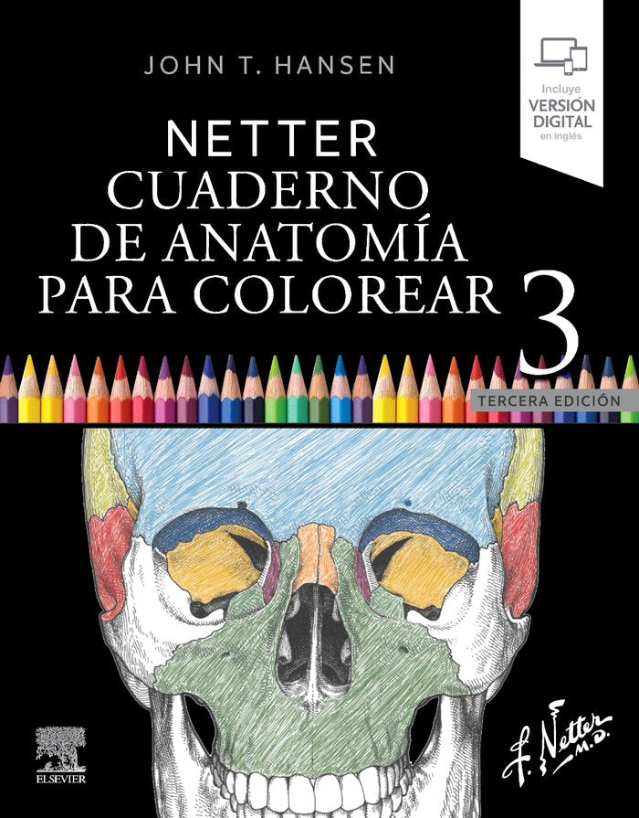 NETTER CUADERNO DE ANATOMIA PARA COLOREAR 3ª ED - 9788413823850 Imagen principal del producto