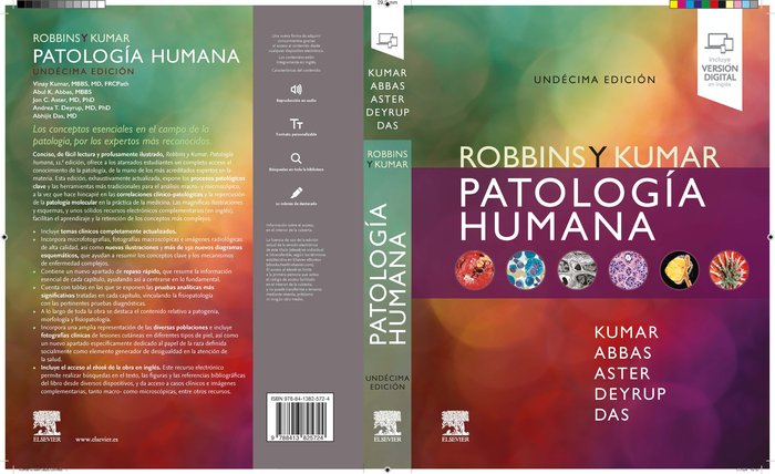 ROBBINS Y KUMAR PATOLOGIA HUMANA 11ª ED - 9788413825724 Imagen principal del producto