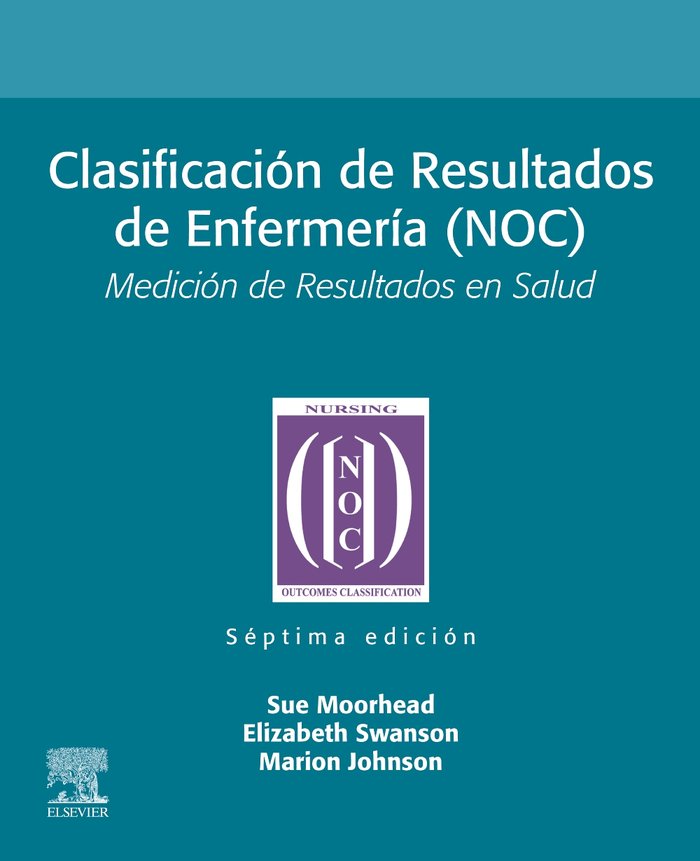 CLASIFICACION DE RESULTADOS DE ENFERMERIA NOC 7ª ED - 9788413826714 Imagen principal del producto
