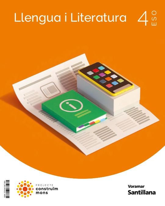 LLENGUA I LITERATURA 4ºESO CONSTRUIM MONS | Varios autores | 9788413871981 (VORAMAR SANTILLANA) Imagen principal del producto