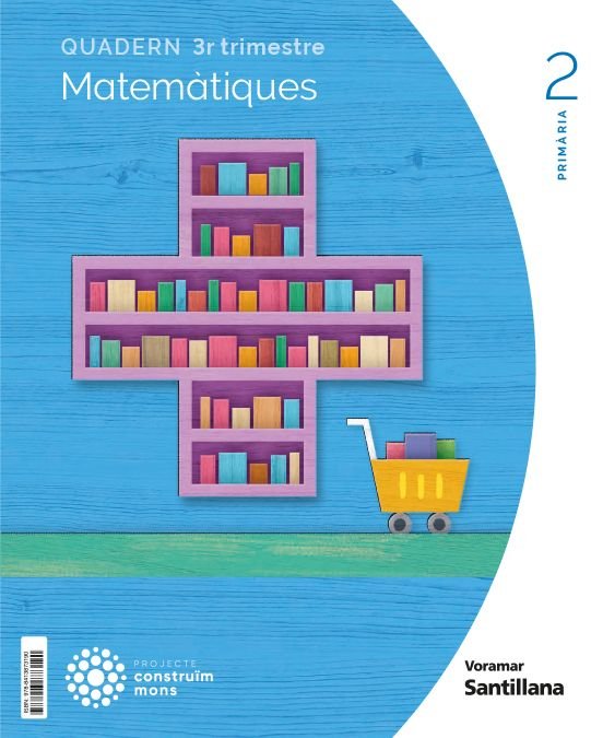 MATEMATICAS CUADERNO 3 2º de Primaria VALENCIA 23 CONSTRUYENDO MUNDOS | AA,VV | 9788413873190 (Voramar Santillana) Imagen principal del producto