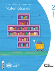 MATEMATICAS CUADERNO 1 2º de Primaria VALENCIA 23 CONSTRUYENDO MUNDOS | AA,VV | 9788413873329 (Voramar Santillana)