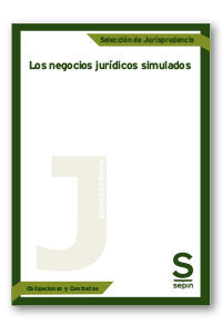 LOS NEGOCIOS JURIDICOS SIMULADOS - 9788413880891 Imagen principal del producto