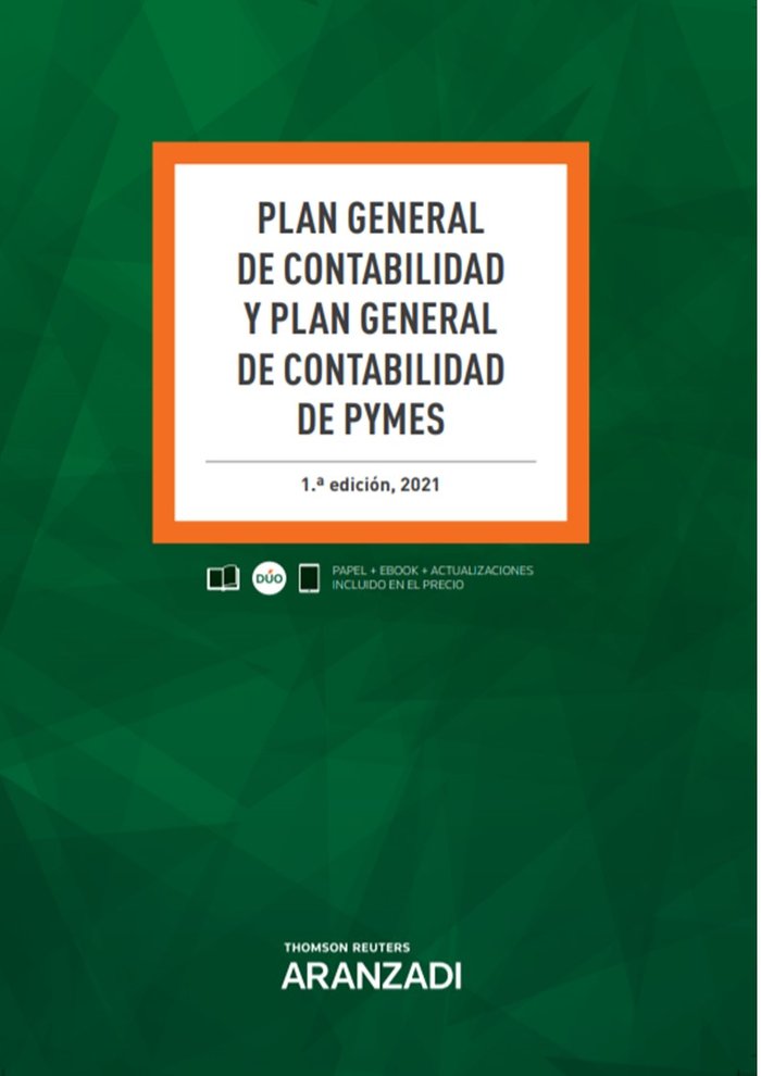 PLAN GENERAL CONTABILIDAD Y PLAN GENERAL CONTABI PYME 1ª ED | AA,VV | ARANZADI | 9788413902555 Imagen principal del producto