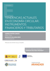 TENDENCIAS ACTUALES EN ECONOMIA CIRCULAR INSTRUMENTOS FINANC | GEMMA PATON GARCIA (DIRECTOR) | ARANZADI | 9788413903224