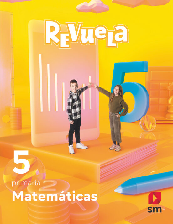 ✅ MATEMÁTICAS 5º EDUCACION PRIMARIA PROYECTO REVUELA ED 2022 VV.AA. EDICIONES SM - 9788413925257 Imagen principal del producto