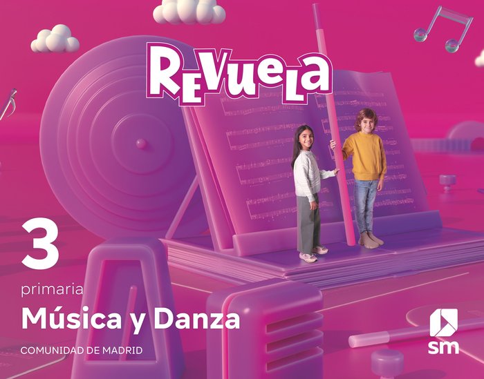 Música y Danza. 3 Primaria. Revuela. Comunidad de Madrid | Varios autores | 9788413925455 (Sm) Imagen principal del producto