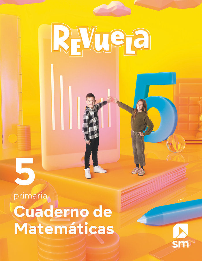 Cuaderno de Matemáticas. 5 Primaria. Revuela | Varios autores | 9788413926520 (Sm) Imagen principal del producto