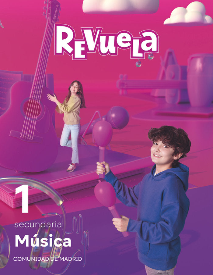 Música. 1 Secundaria. Revuela. Comunidad de Madrid | Varios autores | 9788413928616 (SM) Imagen principal del producto