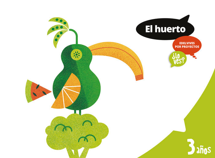 HUERTO 3AÑOS EI 17 LO VES | Varios Autores | 9788414006672 (Edelvives)