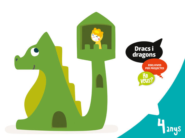 DRACS I DRAGONS 4ANYS EI C,VALENCIANA 17 HO VEUS | AA,VV | 9788414007570 (Edelvives) Imagen principal del producto