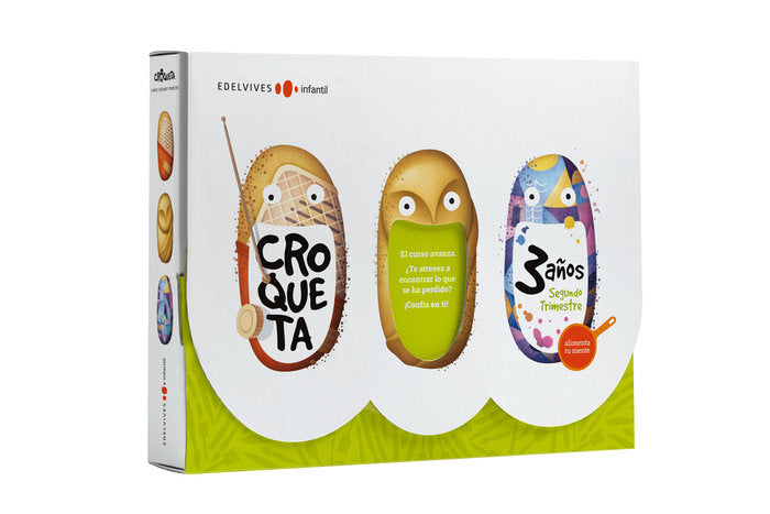 CROQUETA 3AÑOS EI 2oTRIMESTRE 19 | Varios Autores | 9788414018095 (Edelvives) Imagen principal del producto