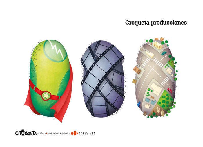 CROQUETA 5AÑOS EI 2oTRIMESTRE 19 | AA,VV | 9788414018170 (Edelvives)