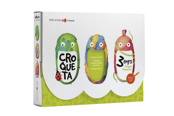 CROQUETA 3ANYS EI 1oTRIMESTRE VALENCIA 19 | Varios Autores | 9788414018217 (Edelvives) Imagen principal del producto