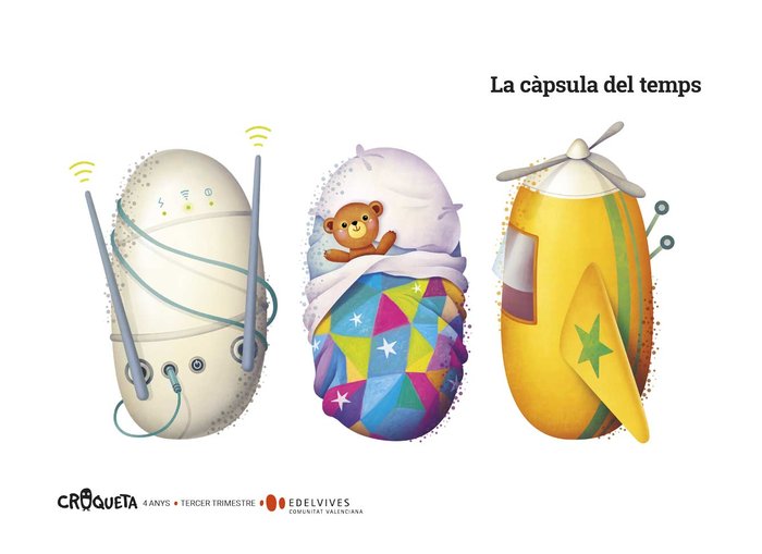 CROQUETA 4ANYS EI 3oTRIMESTRE VALENCIA 19 | AA,VV | 9788414018286 (Edelvives) Imagen principal del producto