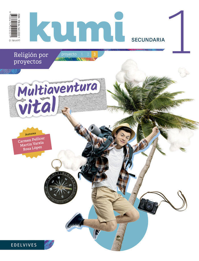 Proyecto Kumi 1ºESO : Multiaventura vital | Varios autores | 9788414022221 (EDELVIVES) Imagen principal del producto
