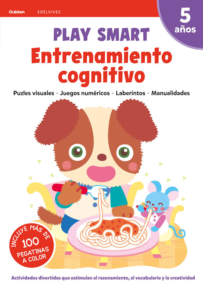 ENTRENAMIENTO COGNITIVO 3 5AÑOS 20 PLAY SMART GAKKEN | AA,VV | EDELVIVES | 9788414028285 Imagen principal del producto