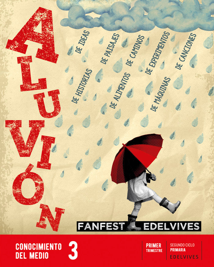 Proyecto: FanFest. Conocimiento del medio 3. Trimestres | Área de Proyectos Educativos de Primaria Edelvives | 9788414037836 (Edelvives) Imagen principal del producto