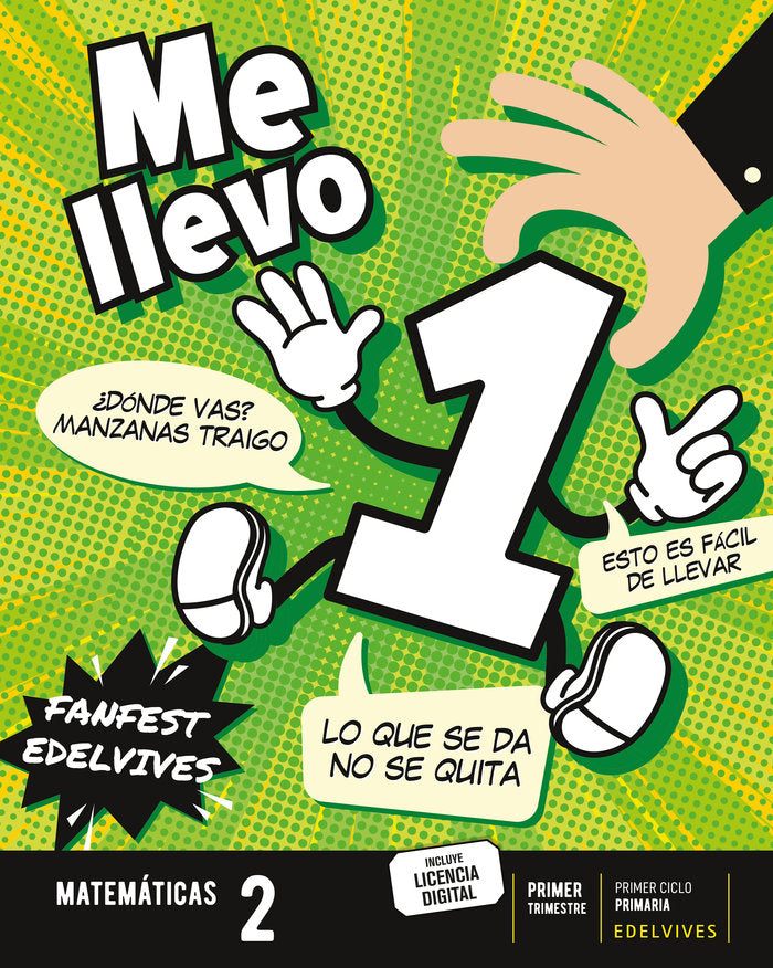 MATEMATICAS 2º de Primaria 23 FANFEST | AA,VV | 9788414039939 (Edelvives)