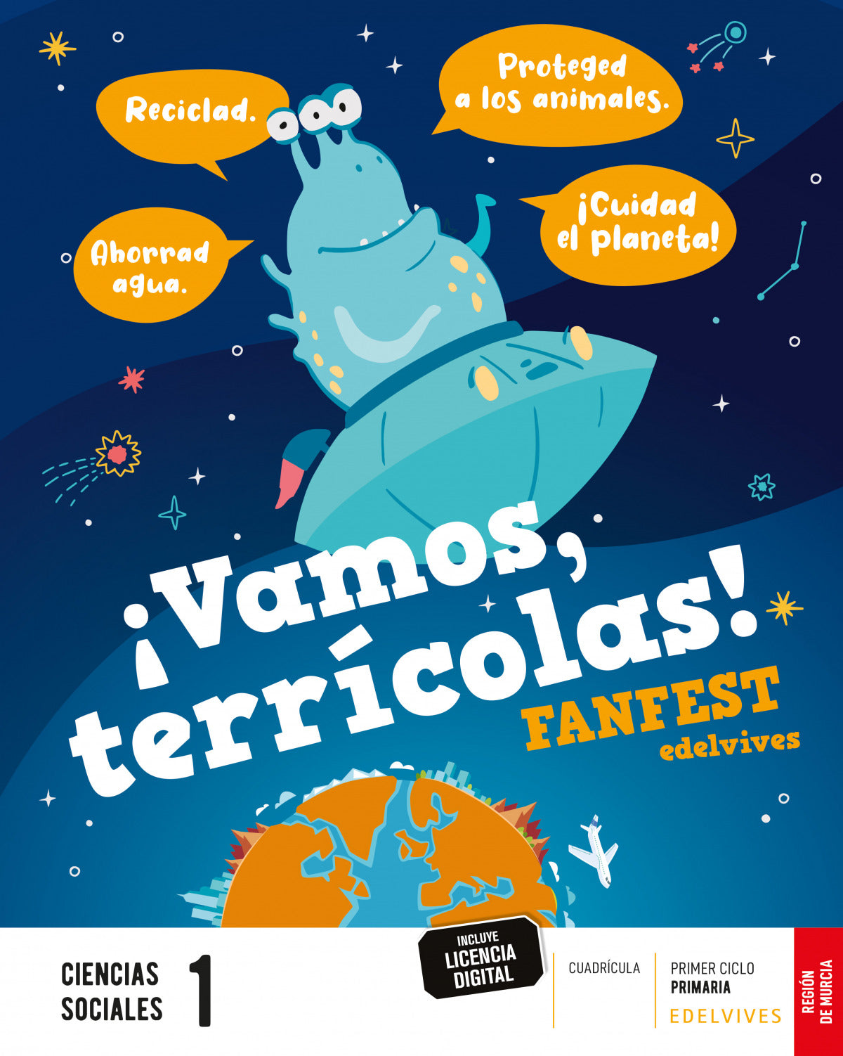 Ciencias Sociales 1ºep Murcia  | EDELVIVES | 9788414041956