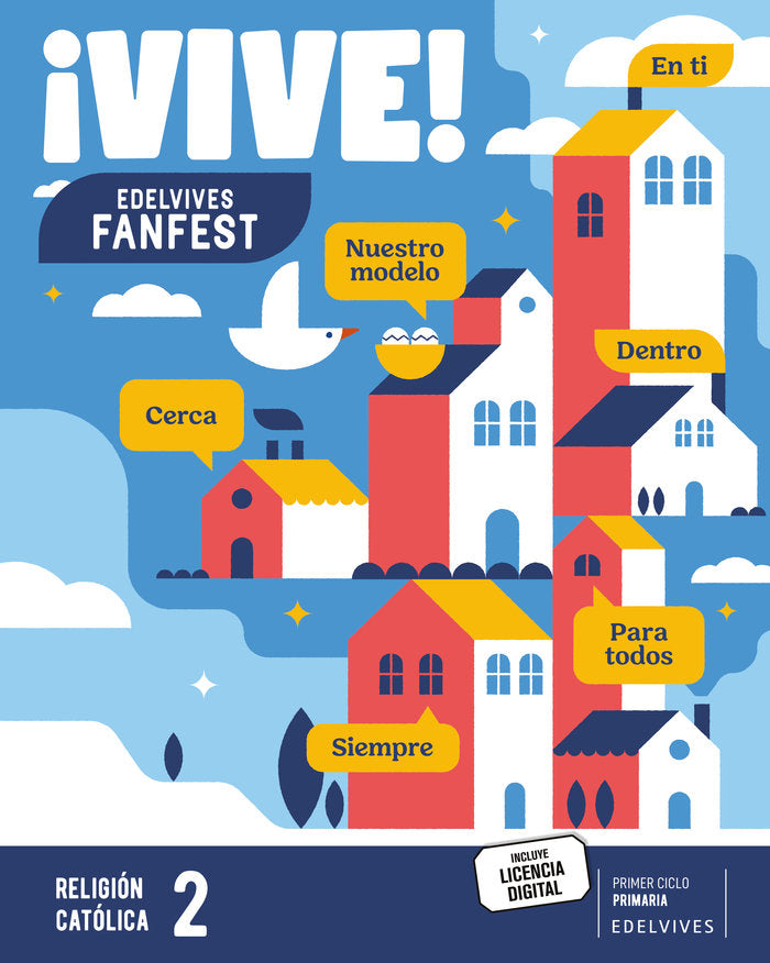RELIGION 2º de Primaria 23 FANFEST | AA,VV | 9788414043165 (Edelvives)