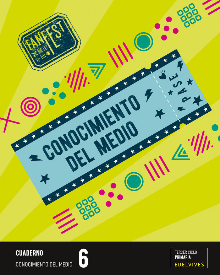 Proyecto: FanFest. Conocimiento del medio 6 - Cuaderno | nan | 9788414044056 (Edelvives) Imagen principal del producto