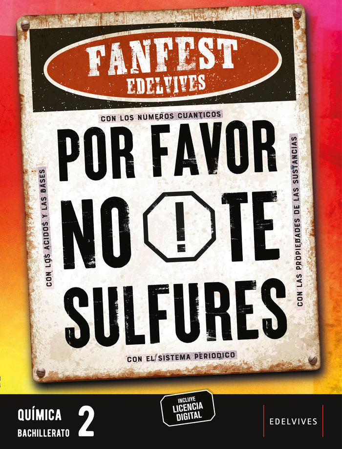 ✅ QUIMICA 2ºBACH 23 FANFEST I AA,VV I EDELVIVES I 9788414044902 Imagen principal del producto