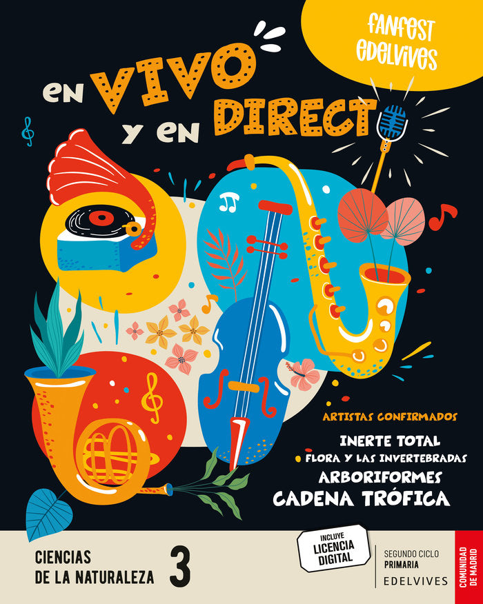 Proyecto: FanFest. Ciencias de la Naturaleza 3 [Comunidad de Madrid] | Área de Proyectos Educativos de Primaria Edelvives | 9788414045589 (Edelvives)