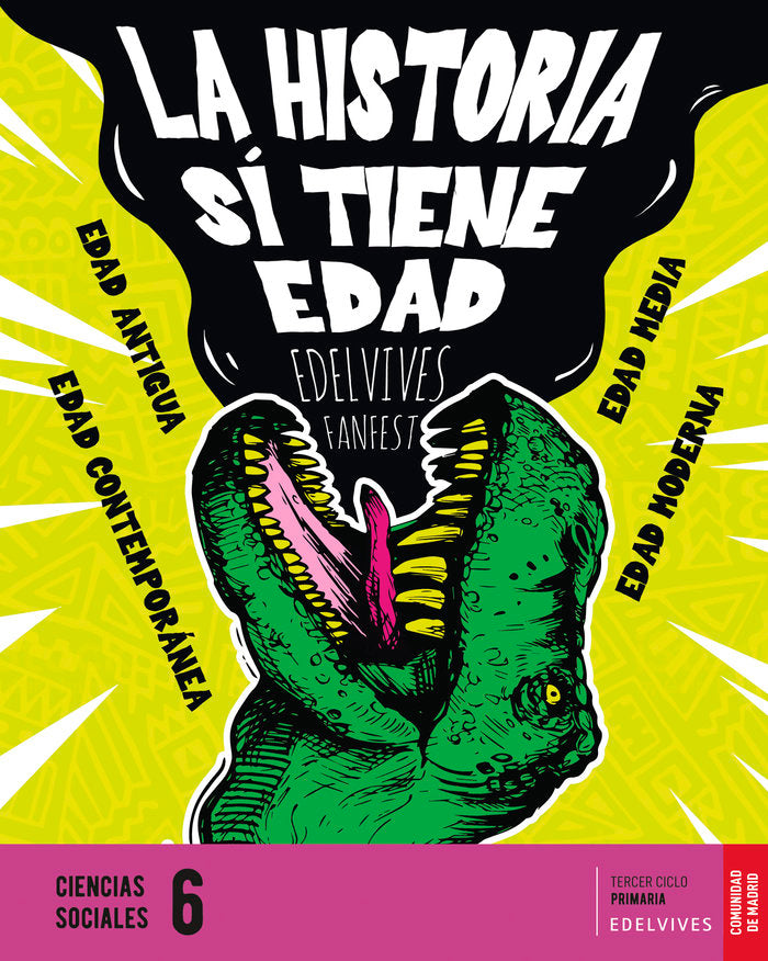Proyecto: FanFest. Ciencias Sociales 6 [Comunidad de Madrid] | Área de Proyectos Educativos de Primaria Edelvives | 9788414045862 (Edelvives)