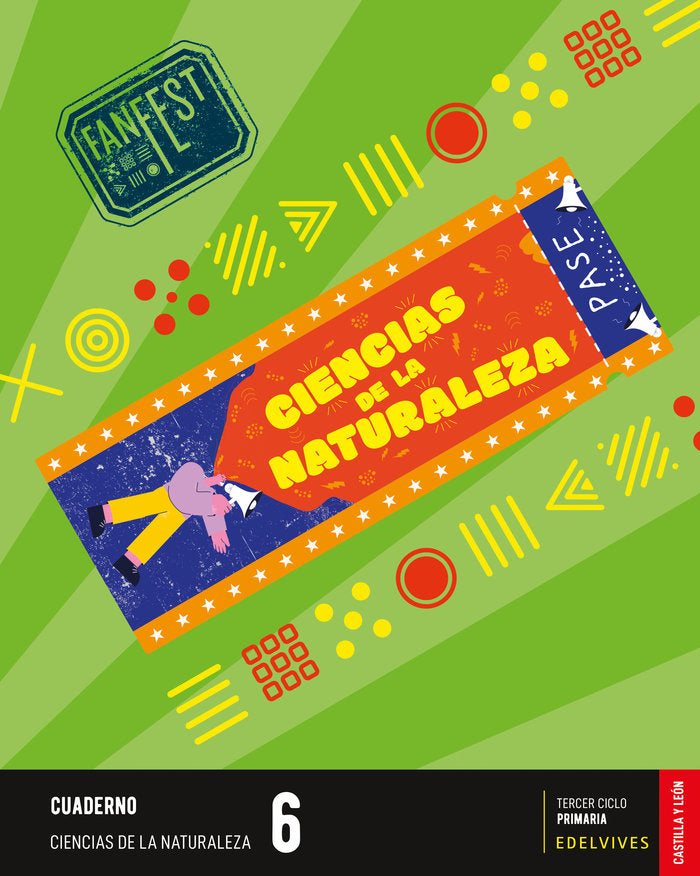 Cuaderno Ciencias Naturaleza 6º EP C, León 23 Fanfest (Edelvives) - 9788414046319