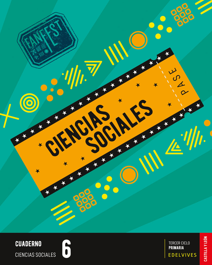 Cuaderno Ciencias Sociales 6ºprimaria. Castilla León 2023