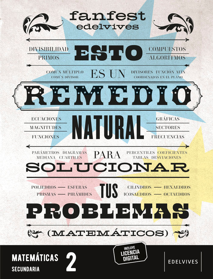 Proyecto: FanFest - Matemáticas 2ºESO | Varios autores | 9788414047095 (EDELVIVES)