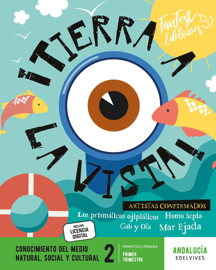 CONOCIMIENTO MEDIO 2º de Primaria ANDALUCIA 23 FANFEST | AA,VV | 9788414048498 (Edelvives) Imagen principal del producto